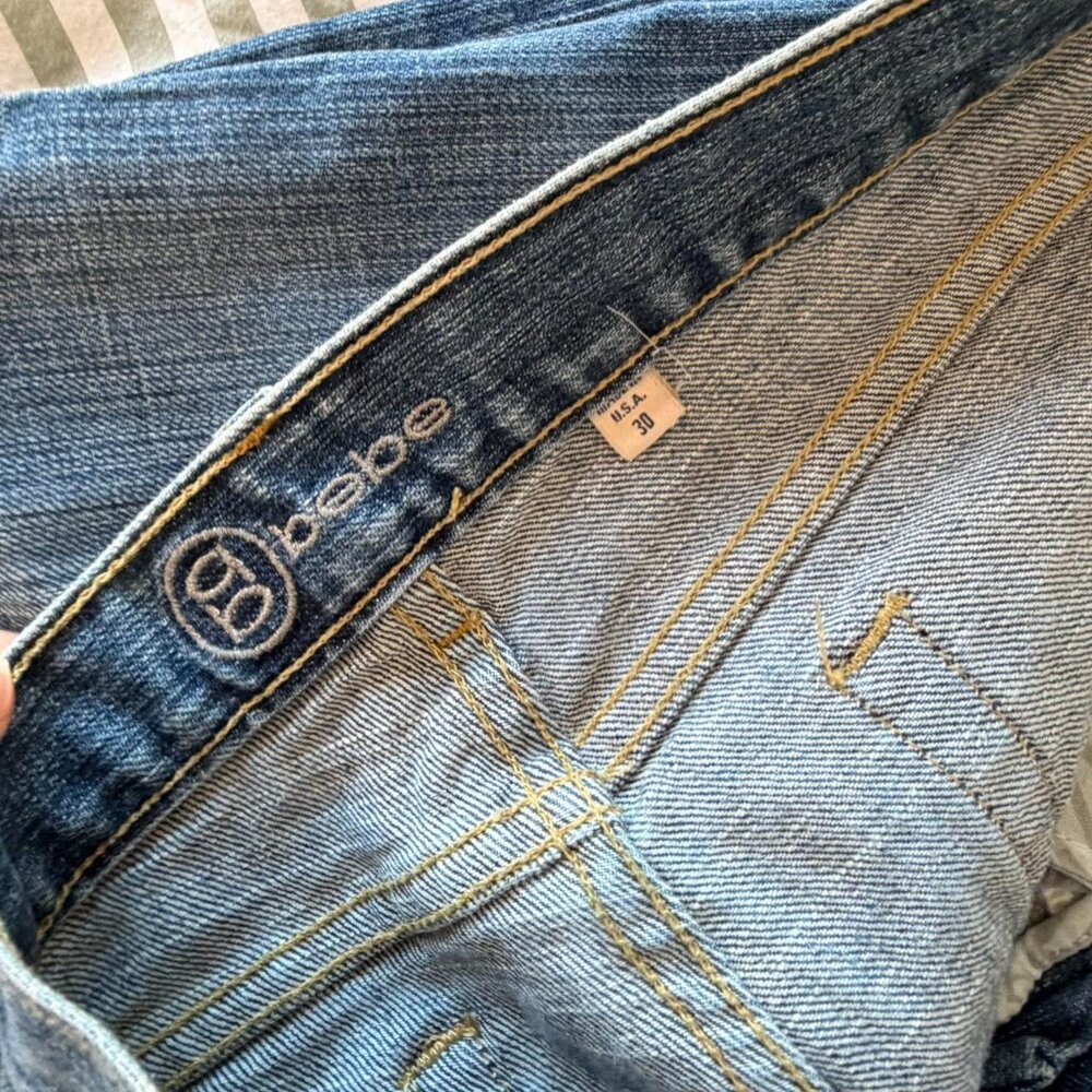 Vintage Low Rise Bebe Jeans - Picture 4 of 6